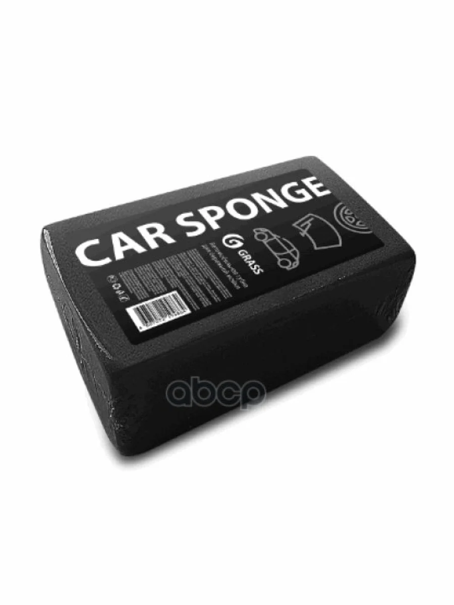 Губка Для Мойки АМ Grass Чёрная (190*110*55) Для Бережной Мойки (It-0581) GraSS арт. IT-0581  в Перми Пермском крае