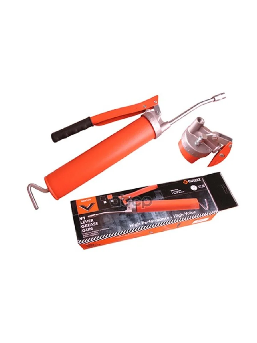 Шприц Рычажно Плунжерный 500Мл 413Атм. 1ГХод (Туба 400 Gms) Groz (Gr42900) Groz арт. GR42900  в Керчи Республика Крым