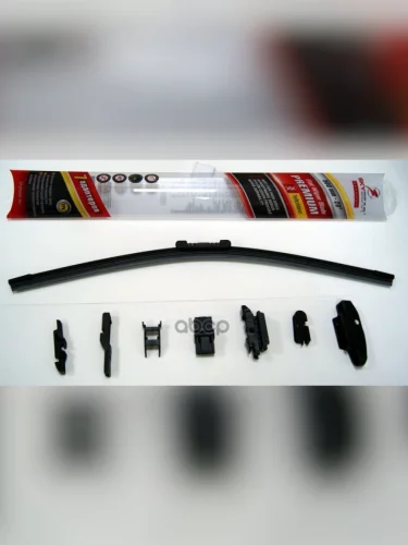 Щетка Стеклоочистителя 500 Мм20 Бескаркасная Skybear Premium 7 Адаптеров (701200) SKYBEAR арт. 701200