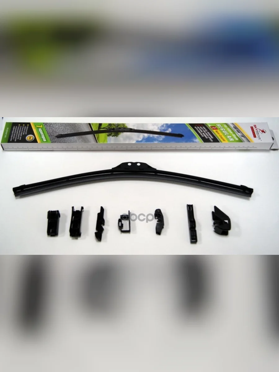 Щетка Стеклоочистителя 450 Мм18 Бескаркасная Skybear Regular 8 Адаптеров (702180) SKYBEAR арт. 702180  в Самаре Самарской области