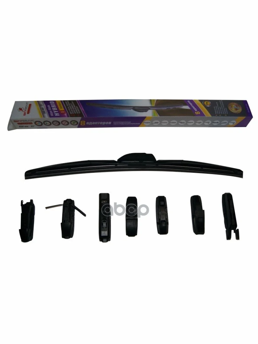 Щетка Стеклоочистителя 560 Мм22 Гибридная Skybear Hybrid 8 Адаптеров (707220) SKYBEAR арт. 707220  с доставкой в г. Керчь