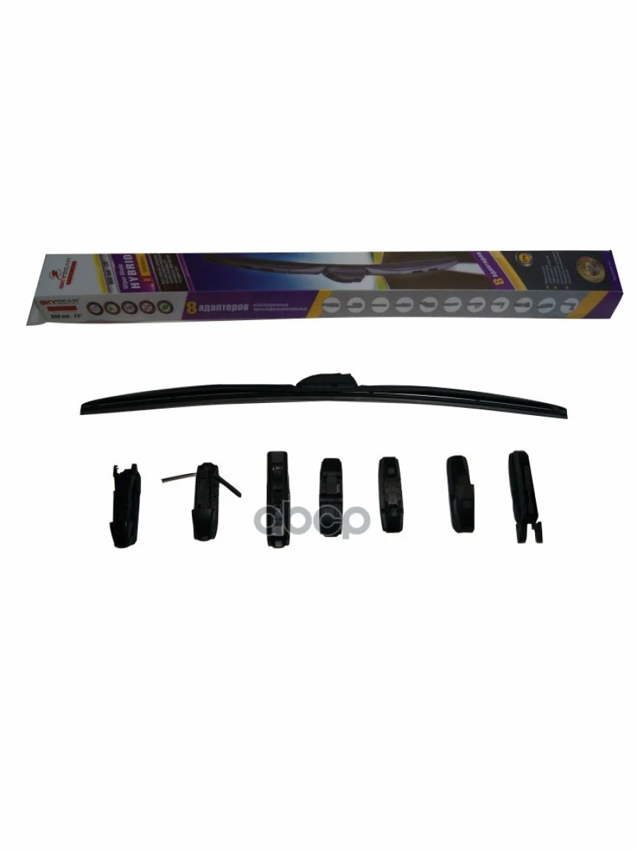 Щетка Стеклоочистителя 600 Мм24 Гибридная Skybear Hybrid 8 Адаптеров (707240) SKYBEAR арт. 707240  в Перми Пермском крае