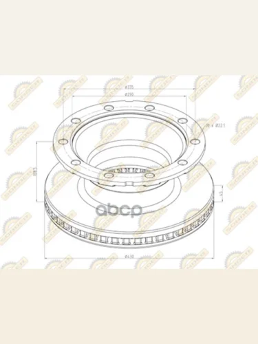 Диск Тормозной 430Х45х168,5 SONDER арт. 160050079