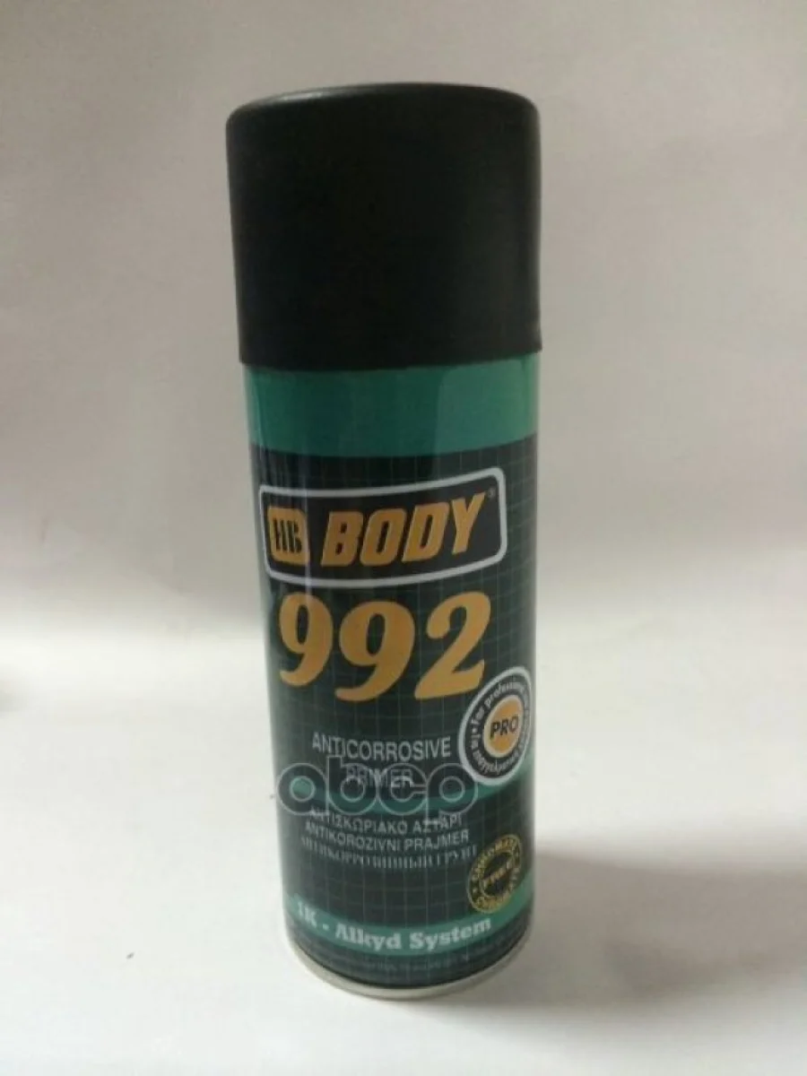 Грунт Алкидный (1-Комп.) Body 992 Антикоррозионный Черный  (0,4 Л) Аэрозоль (5100299200) HB BODY арт. 5100299200  в Перми Пермском крае