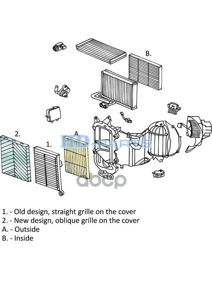 Фильтр Салона Volvo Fh-4 HD-parts арт. 118915  в Керчи Республика Крым