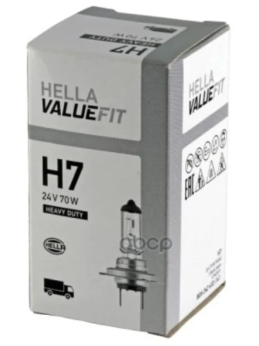 АЛампа  H7 70W,24V Px26d Аналог 8Gh007157-241 HELLA арт. 8GH242632141