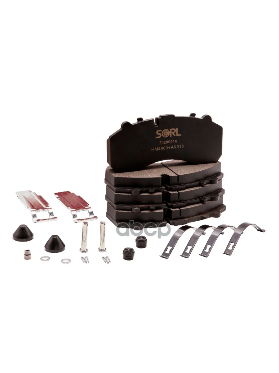 Колодка Тормозная Камаз Дисковая Камаз 5490, Bpw, Mercedes-Benz, Saf (Hm4903+Ak016) (5490-3501090) ( SORL арт. HM4903+AK016  в Керчи Республика Крым