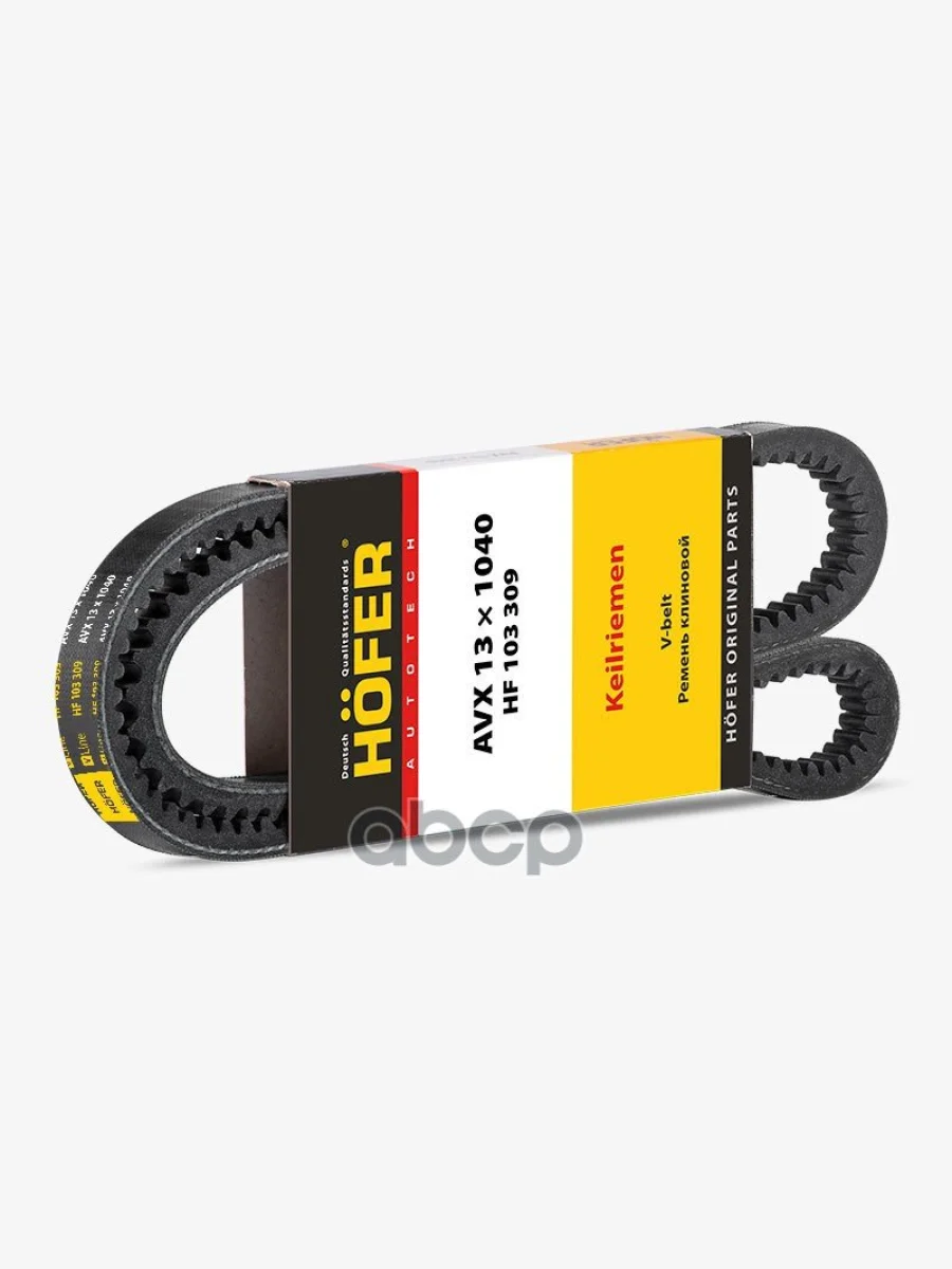 Ремень 1040 Для АМ Газ 3302 Бизнес Генератора (Зубч.) Клиновой Hofer HOFER арт. HF 103 309  в Керчи Республика Крым