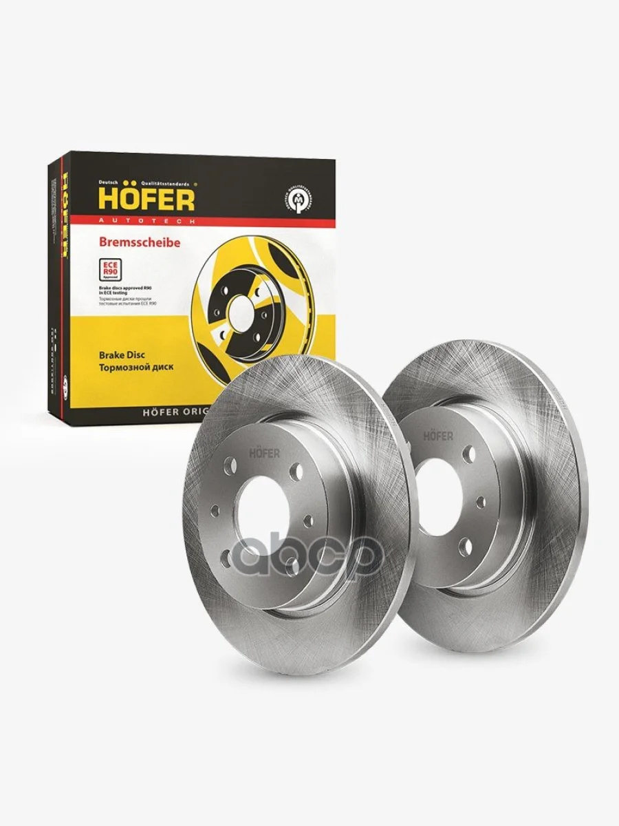 Диск Переднего Тормоза Ваз 2108-99, 2113-15, Иж 2126 R13 (К-Т 2 Шт) Hofer Hf 130 202 HOFER арт. HF 130 202  в Перми Пермском крае