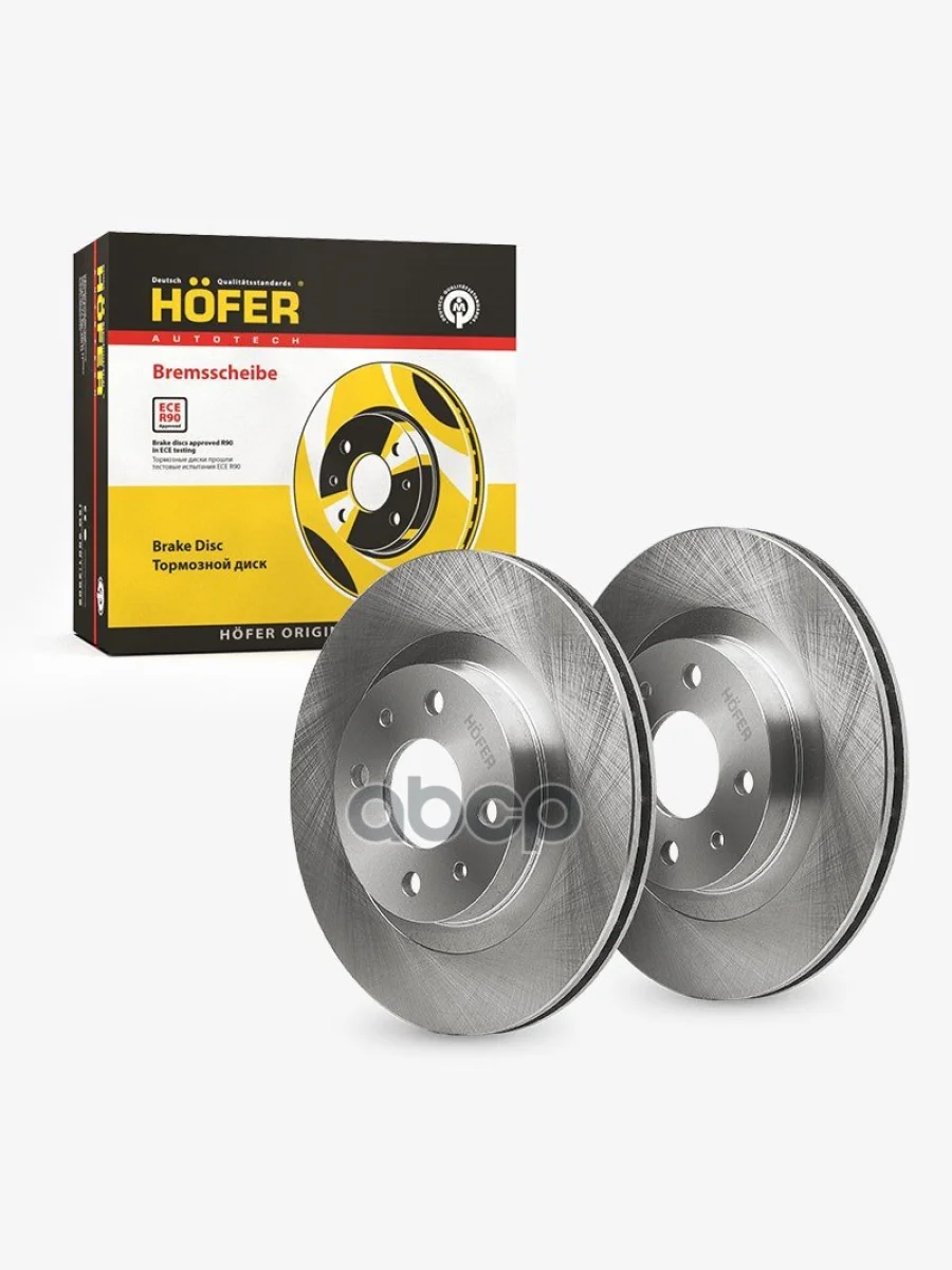 Диск Переднего Тормоза Ваз 2110-12, 1117-19, 2170-72, 2190-94 R14 (К-Т 2 Шт) Hofer Hf 130 212 HOFER арт. HF 130 212  в Перми Пермском крае