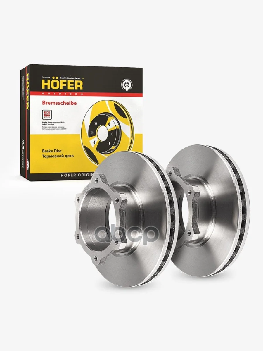 Диск Переднего Тормоза Для АМ Газель Next (К-Т 2 Шт) Hofer (А21r23-3501078) HOFER арт. HF 130 227  в Перми Пермском крае