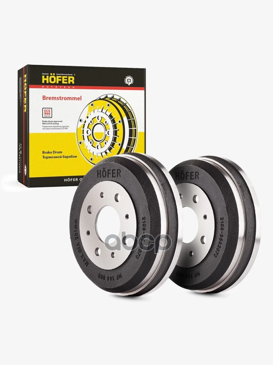 Барабан Тормоза Ваз 2108-2115, 1117-1119, 2170-2172, 2190-94 Чугун (К-Т) Hofer Hf 144 806 HOFER арт. HF 144 806  в Самаре Самарской области