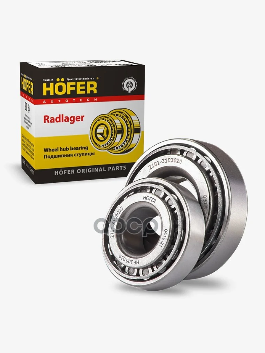 Подшипник 7805,7804 Ступицы Передней Ваз 2101 (К-Т 2 Шт.) (2101-310302025) Hofer (Hf 300 041) HOFER арт. HF 300 041  в Керчи Республика Крым