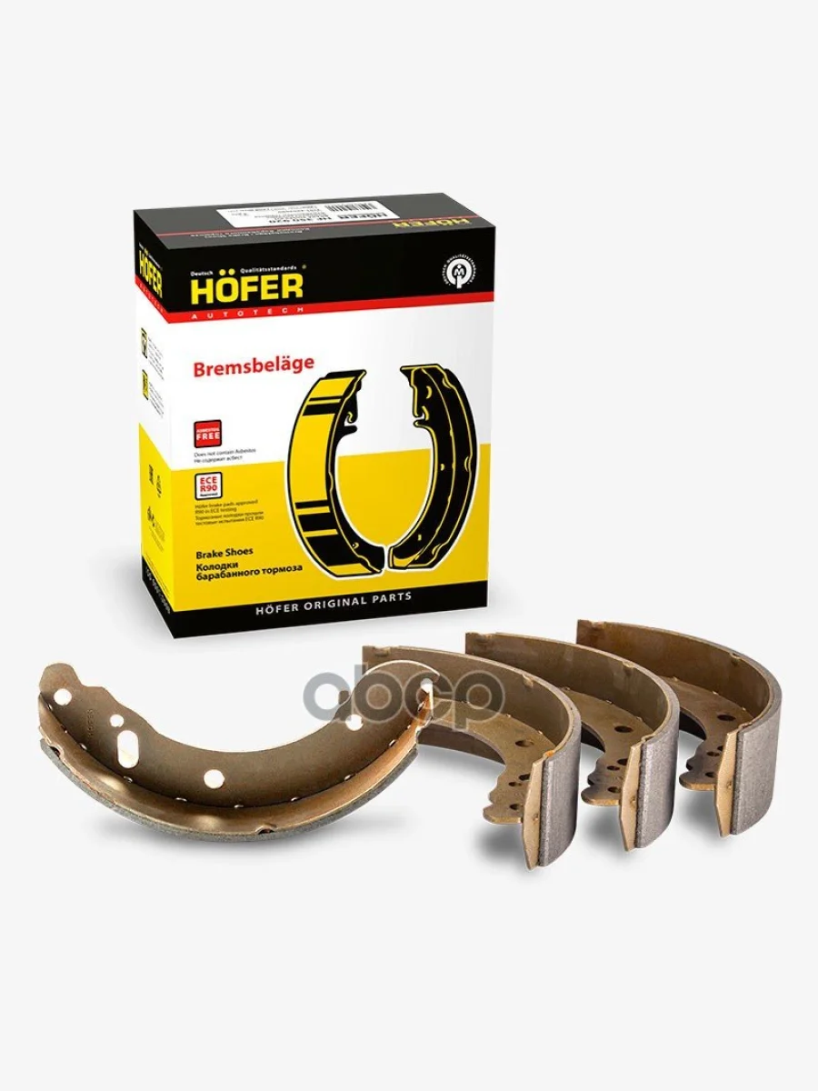 Колодка Тормозная Задняя Для АМ Газель 3302, Next (К-Т 4 Шт) Hofer (3302-3502090) HOFER арт. HF 350 930  в Перми Пермском крае
