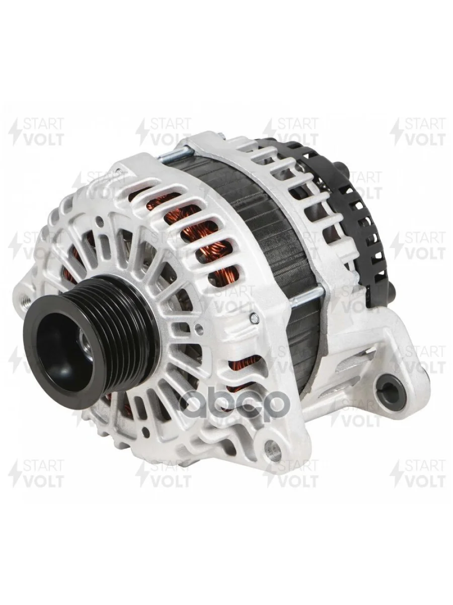 Генератор Для АМ Газ,Уаз Дв.4216, 4213, 4219 (14В115А) Многоручейковый (Тип Prestolite) Startvolt STARTVOLT арт. LG 0303  в Перми Пермском крае