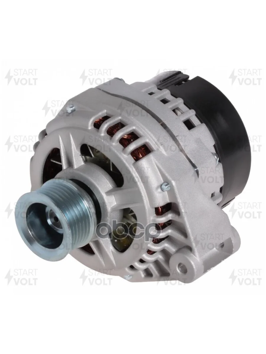 Генератор Для АМ Газ,Уаз Дв.406, 409, 405 (14В120А) Многоручейковый Startvolt (7702.3701) STARTVOLT арт. LG 0307  в Керчи Республика Крым