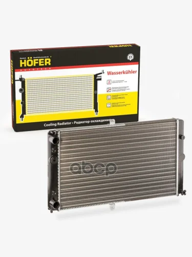 Радиатор Охлаждения Ваз 2110-12 Алюм. 2-Ряд. (Универсал.) Hofer Hf 708 415 HOFER арт. HF 708 415
