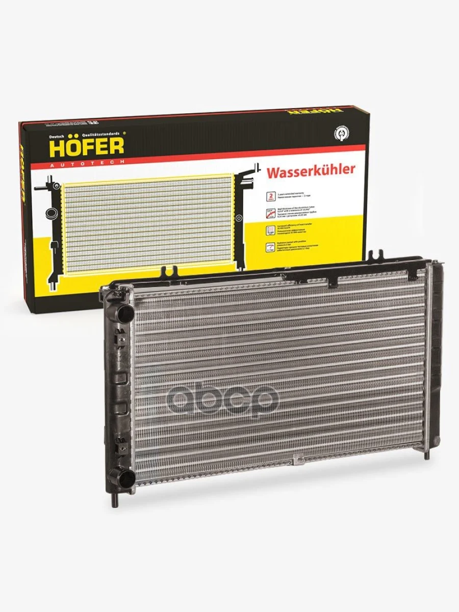 Радиатор Охлаждения Ваз 1117-19 Mt, АС Panasonic Сборный-Hofer HOFER арт. HF 708 430  в Керчи Республика Крым