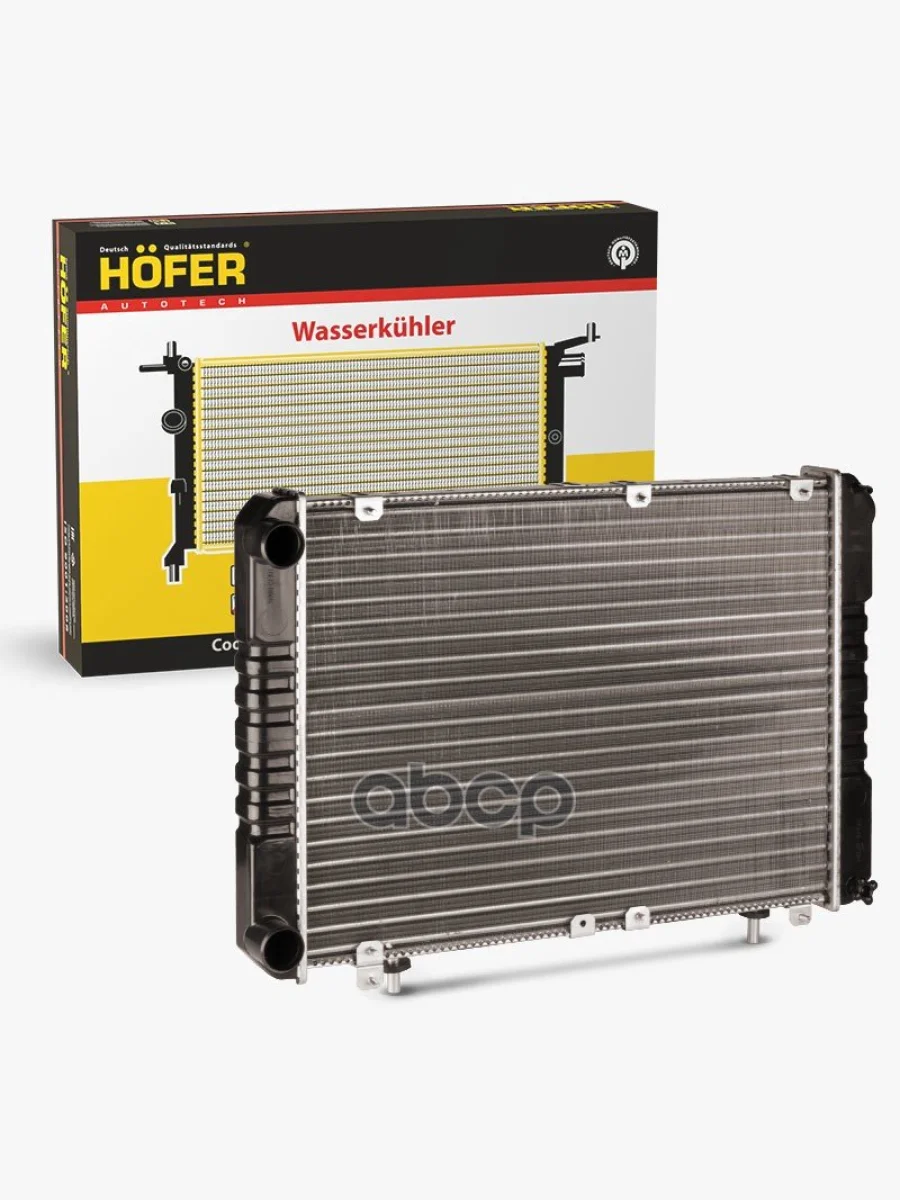 Радиатор Охлаждения Для АМ Газ 3302 Бизнес Алюм. 3-Ряд. Сборный Hofer (33027-1301010-10) HOFER арт. HF 708 441  в Керчи Республика Крым