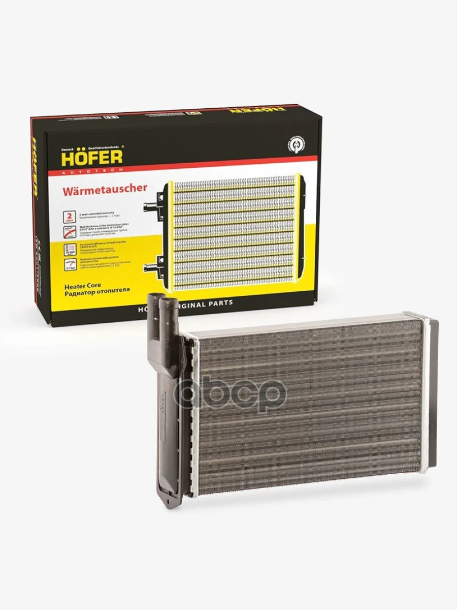 Радиатор Отопителя Ваз 2108-99, 2113-15, Таврия (2-Х Ряд. Алюм.) Hofer Hf 730 222 HOFER арт. HF 730 222  в Керчи Республика Крым