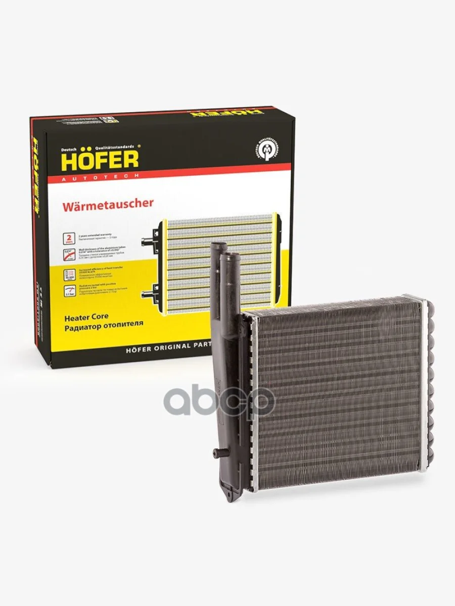 Радиатор Отопителя Ваз 2110-12 С 2003 Г., 2170 (2-Х Ряд.алюм.) Hofer Hf 730 225 HOFER арт. HF 730 225  в Керчи Республика Крым