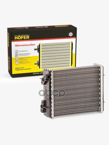 Радиатор Отопителя Ваз 2101 (2-Х Ряд. Алюм.) Узкий Hofer Hf 730 228 HOFER арт. HF 730 228