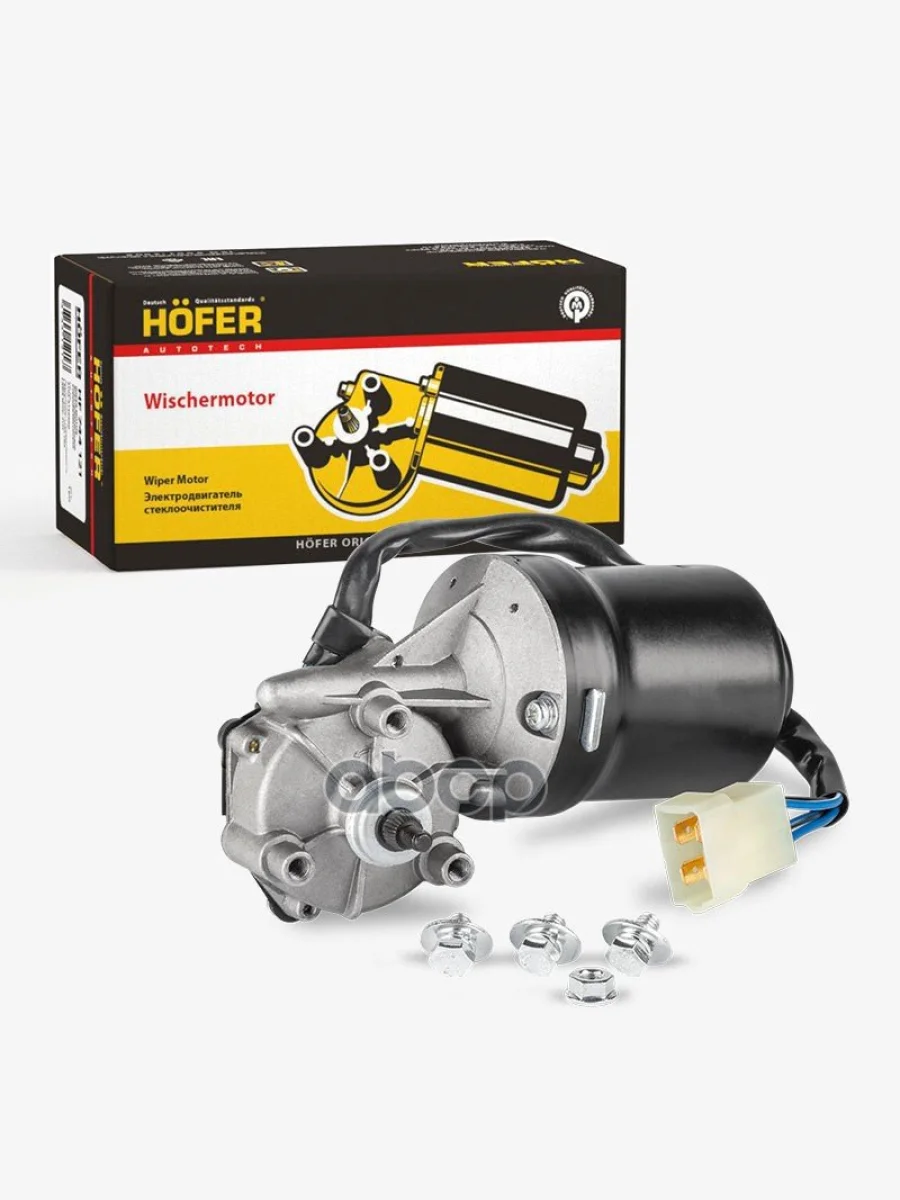 Моторедуктор Стеклоочистителя Ваз 2101-07, 2121, 1111 Hofer HOFER арт. HF 744 121  в Керчи Республика Крым