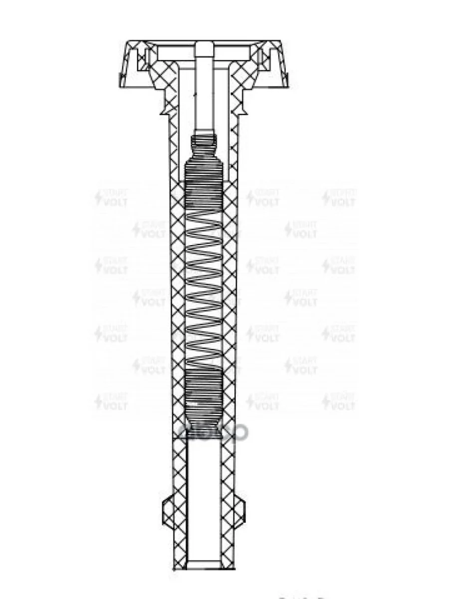 Наконечник Катушки Зажигания Для АМ Газ, Уаз С Дв. 405, 409 С Резистором Startvolt (Stc 0317) STARTVOLT арт. STC 0317  в Керчи Республика Крым