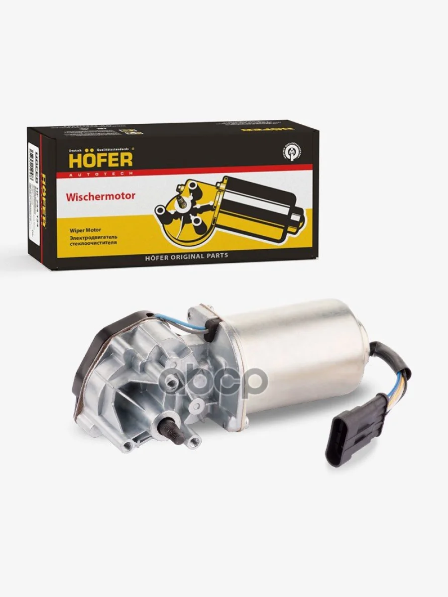 Моторедуктор Стеклоочистителя Ваз 2110,1118, 2170, 2123 (D 10 Мм) (842.3730-10) Евро-Разъём Hofer HOFER арт. HF 744 127  в Керчи Республика Крым