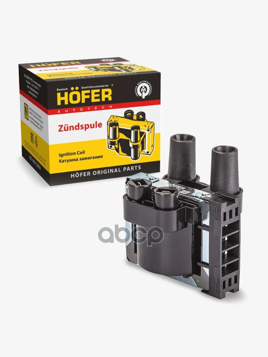 Катушка Зажигания Для АМ Газ Дв.406, Ваз 1111 (Разъем Рф) Hofer (406.3705) HOFER арт. HF750314  в Перми Пермском крае