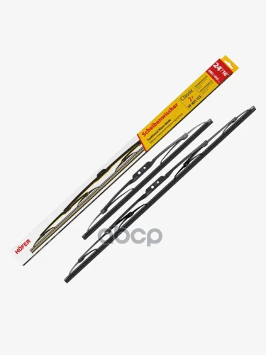 Щетка Стеклоочистителя 600 Мм24+ 400 Мм16 Каркасная Hofer (2 Шт. К-Т.)  Lada Kalina, Granta HOFER арт. HF 855 123