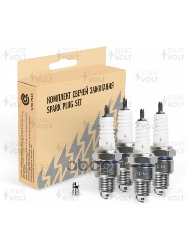 Свеча Startvolt Для АМ ГазУаз С Дв. Умз-421 (Зазор 0,7Мм) (К-Кт 4Шт) (Vsp 0018) STARTVOLT арт. VSP 0018
