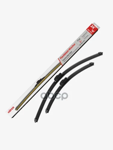 Щетка Стеклоочистителя 600 Мм24+ 400 Мм16Бескаркасная Hofer (2 Шт. К-Т.)  Lada Kalina, Granta HOFER арт. HF 855 323