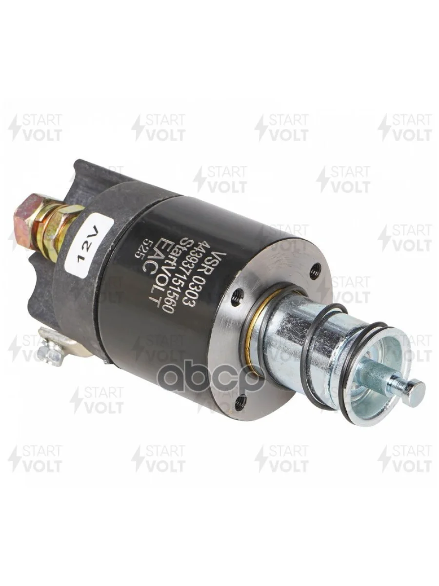 Реле Втягивающее Ммз Д240, 245, 260 (12В) Startvolt (Vsr 0303) STARTVOLT арт. VSR 0303  в Керчи Республика Крым