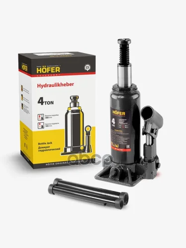 Домкрат Гидравлический 4Т (195-380 Мм) Hofer (Hf 902 112) HOFER арт. HF 902 112