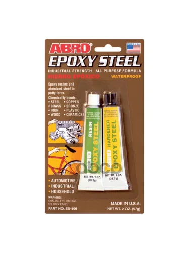Клей Эпоксидный Abro (2-Х Компон., 60 Минут) 57 Гр. (Es-506) ABRO арт. ES-506