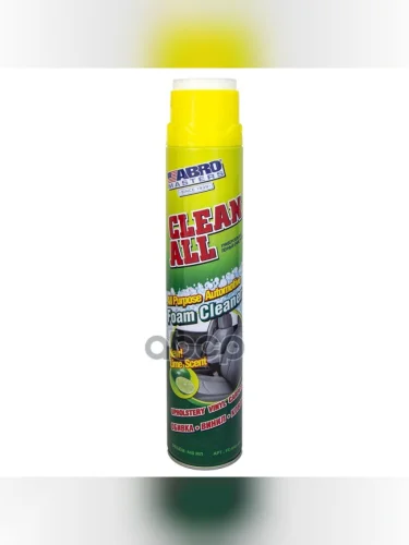 Очиститель Обивки Салона Abro Masters Универсальный Пенный, Лайм (840 Гр.) Спрей (Fc-840-Am-Re) ABRO арт. FC-840-AM-RE
