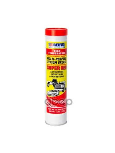 Смазка Литиевая Abro Masters (397 Г.) Красная, Высокотемпературная, Картридж (Lg-990-Hit-Am) ABRO арт. LG-990-HIT-AM