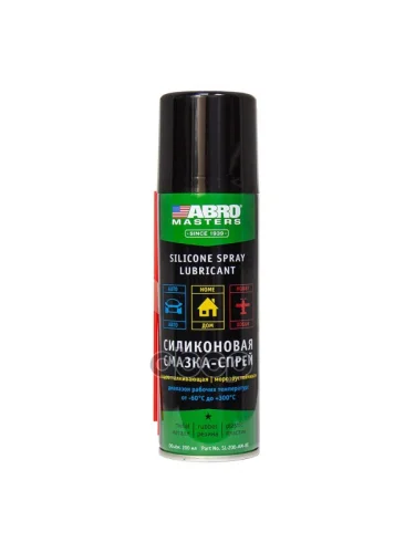 Смазка Силиконовая Abro Masters (200 Мл) Аэрозоль (Sl-200-Am-Re) ABRO арт. SL-200-AM-RE