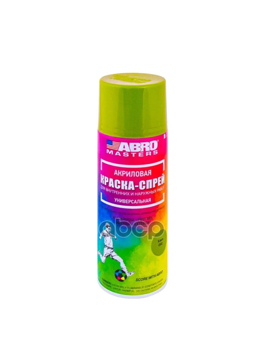 Краска-Спрей Abro Акриловая Хаки (473 Мл) (Sp-090-Am) ABRO арт. SP-090-AM  в Перми Пермском крае