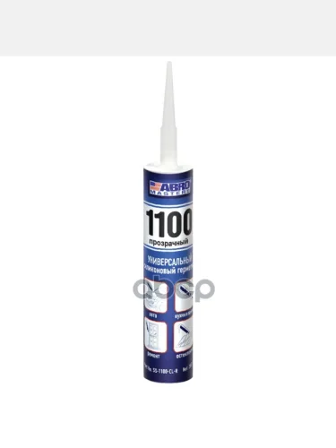 Герметик Силиконовый Abro 1100 Прозрачный Master Китай Под Пистолет (Ss-1100-Cl) ABRO арт. SS-1100-CL