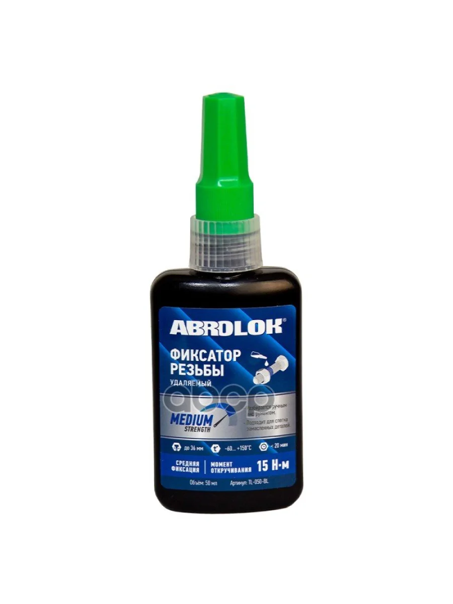 Герметик-Фиксатор Резьбы Abro Masters Синий Средней Фиксации (50 Мл) (Tl-050-Bl) ABRO арт. TL-050-BL  в Перми Пермском крае