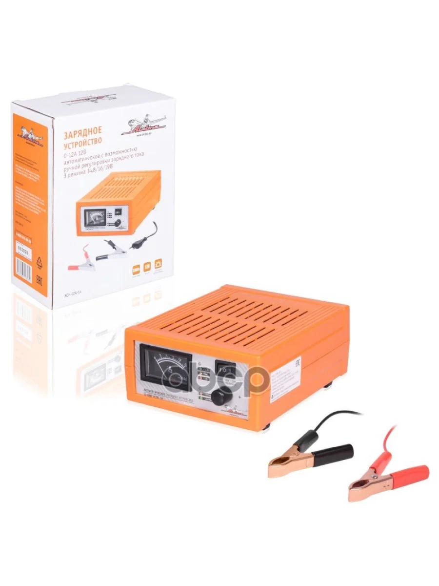 Зарядное Устройство Для Акб Airline 12В Емкостью До 200 А.ч. Амперметр, Ручн.регул., Импульсн. (3 Ре AIRLINE арт. ACH-12A-14  в Перми Пермском крае