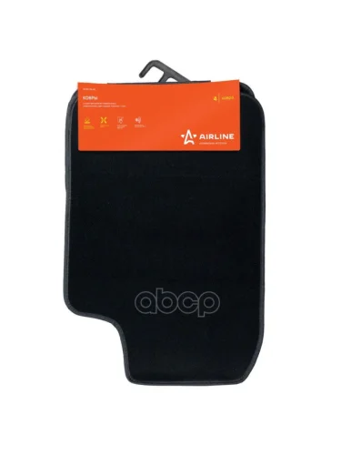 Коврики Салона Универсальные Airline Ковролин, 4Шт, Черный (Acm-Cm-05) AIRLINE арт. ACM-CM-05