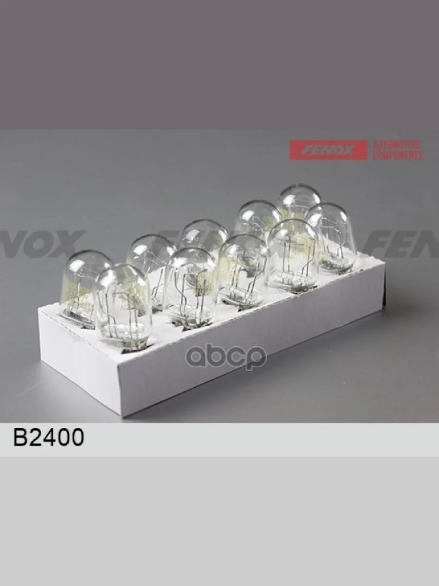Лампа 12 V 215 W (2-Х Контакт.) Fenox (Габар. Повтор. Стоп-Сигн.) W3x16q (B2400) FENOX арт. B2400  в Перми Пермском крае