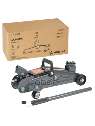 Домкрат Гидравлический Подкатной 1.5 Т (125-300 Мм) Airline (Aj-1.5F-300) AIRLINE арт. AJ-1.5F-300