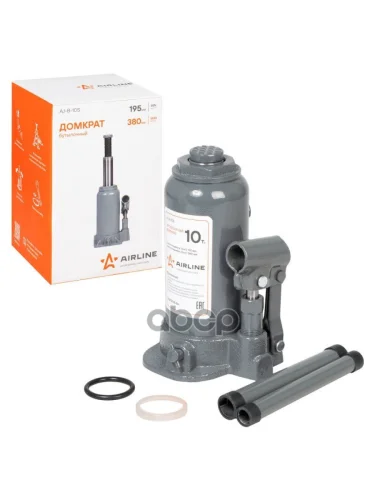 Домкрат Гидравлический 10.0Т (195-380 Мм) Airline (Aj-B-10S) AIRLINE арт. AJ-B-10S