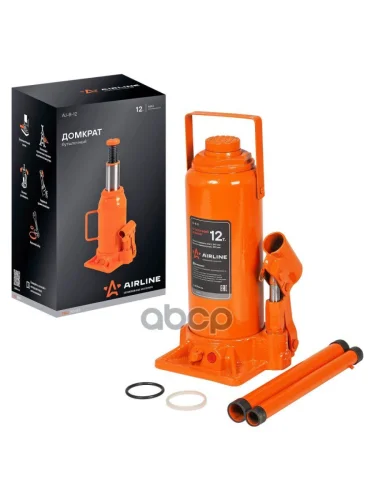 Домкрат Гидравлический 12.0Т Pro (260-495 Мм) Airline (Aj-B-12) AIRLINE арт. AJ-B-12