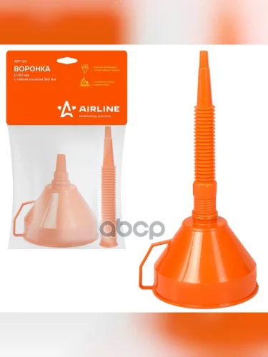Воронка Автомобильная Airline D-160 Мм, Гибкий Носик 400Мм  (Apf-03) AIRLINE арт. APF-03