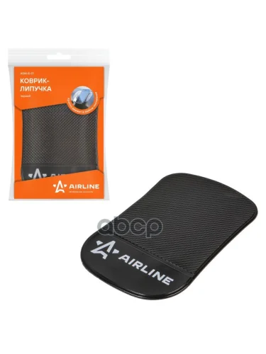 Коврик Панели Приборов Airline Противоскользящий Липучка 9*14 См AIRLINE арт. ASM-B-01